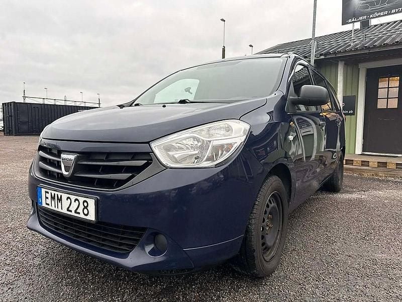 Blå Begagnad 2014 Dacia Lodgy Minibuss | 39 900 kr - Bild 1/4