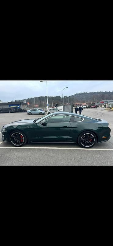Begagnad Ford Mustang Bullitt 460 HK (338 kW) 2020 Mörkgrön metallic