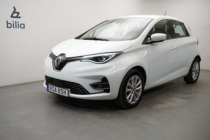 Vit Begagnad 2022 Renault Zoe Zen Halvkombi | 159 500 kr (Marknadspris) - Bild 1/3