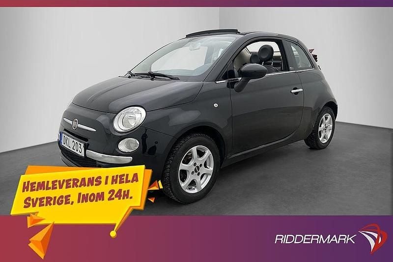 Svart Begagnad 2016 Fiat 500C Cab | 94 800 kr - Bild 1/3