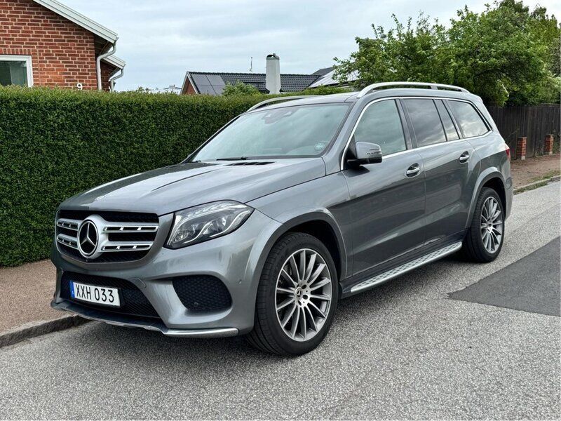 Grå Begagnad 2018 Mercedes GLS350 AMG line SUV | 430 000 kr (Superpris) - Bild 1/1