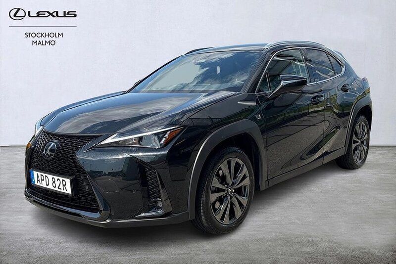 Svart Begagnad 2024 Lexus UX 300h Sport Design Packet SUV | 379 000 kr - Bild 1/4