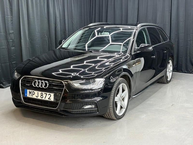 Svart Begagnad 2015 Audi A4 S-Line Kombi | 144 900 kr (Marknadspris) - Bild 1/4
