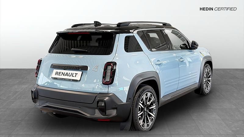 Ny Renault 4 E-Tech Iconic 110 kW (150 HK) 2025 Blå SUV