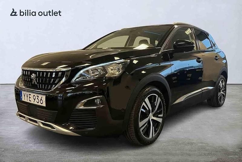 Svart Begagnad 2017 Peugeot 3008 SUV | 159 900 kr (Marknadspris) - Bild 1/1