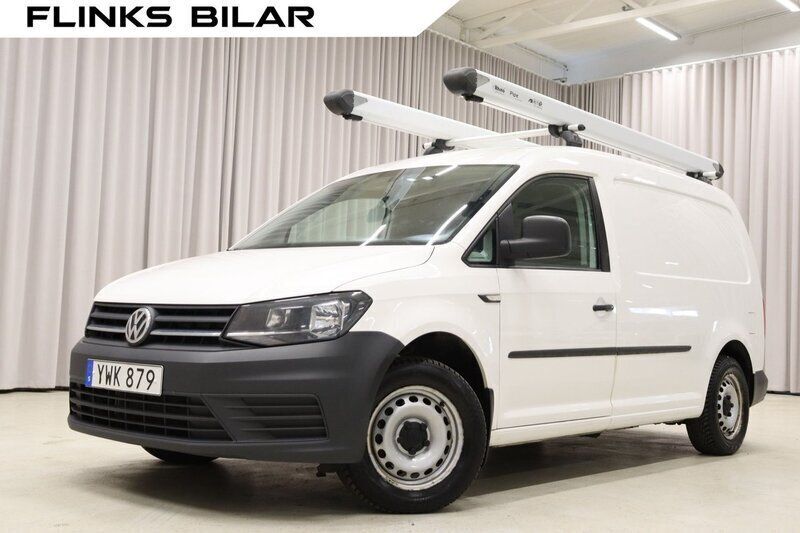Vit Begagnad 2018 VW Caddy Maxi Minibuss | 109 900 kr (Superpris) - Bild 1/4