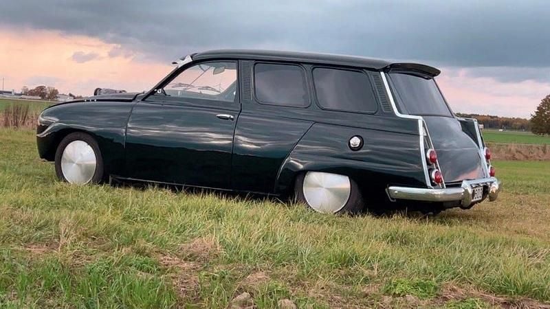 Begagnad Saab 95 65 HK (47 kW) 1971 Blå Kombi