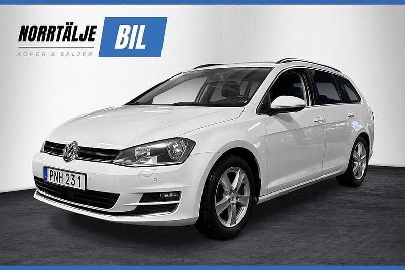 Begagnad VW Golf VII GT 140 HK (102 kW) 2014 Vit Kombi