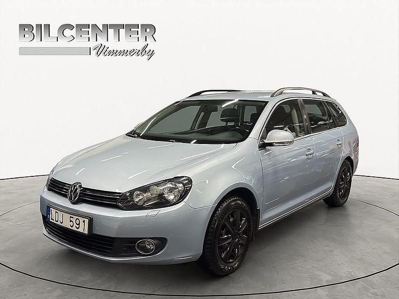 Begagnad VW Golf VI 102 HK (75 kW) 2010 Blå Halvkombi