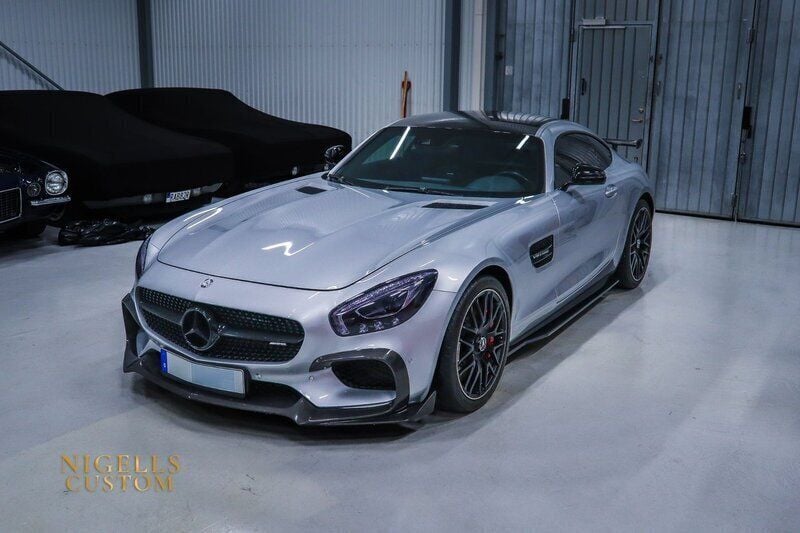 Begagnad Mercedes AMG GT S AMG 671 HK (493 kW) 2017 Silver Sportkupé