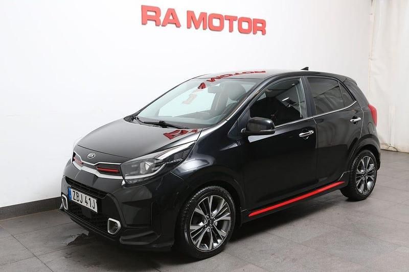 Svart Begagnad 2020 Kia Picanto GT-Line Halvkombi | 129 900 kr (Marknadspris) - Bild 1/4