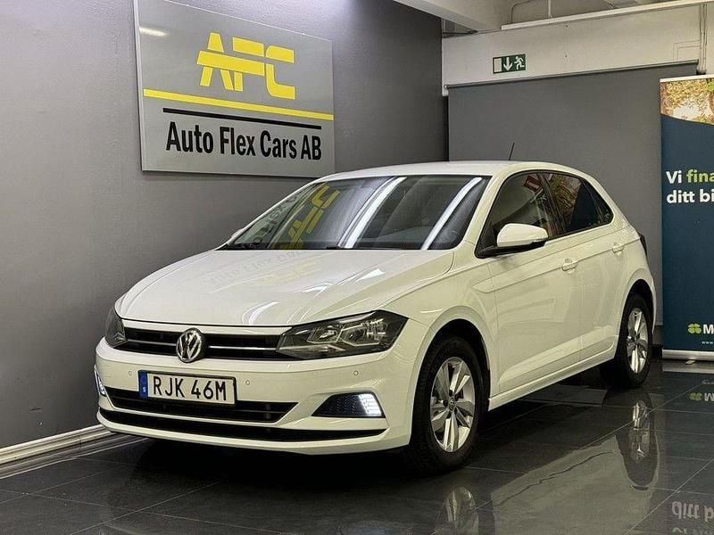 Vit Begagnad 2020 VW Polo Halvkombi | 159 900 kr (Marknadspris) - Bild 1/4