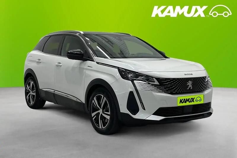 Vit Begagnad 2021 Peugeot 3008 GT SUV | 254 700 kr (Marknadspris) - Bild 1/4