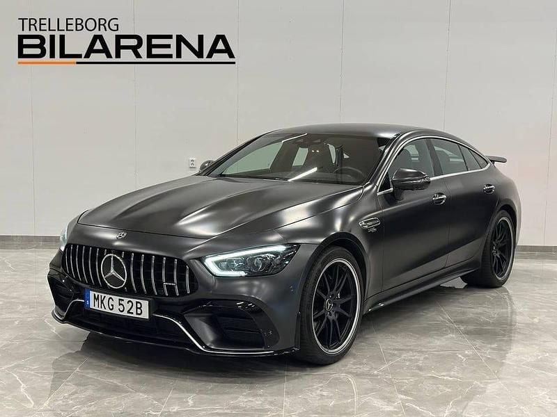Grå metallic Begagnad 2019 Mercedes AMG GT 43 AMG Sportkupé | 689 900 kr (Lite dyr) - Bild 1/4