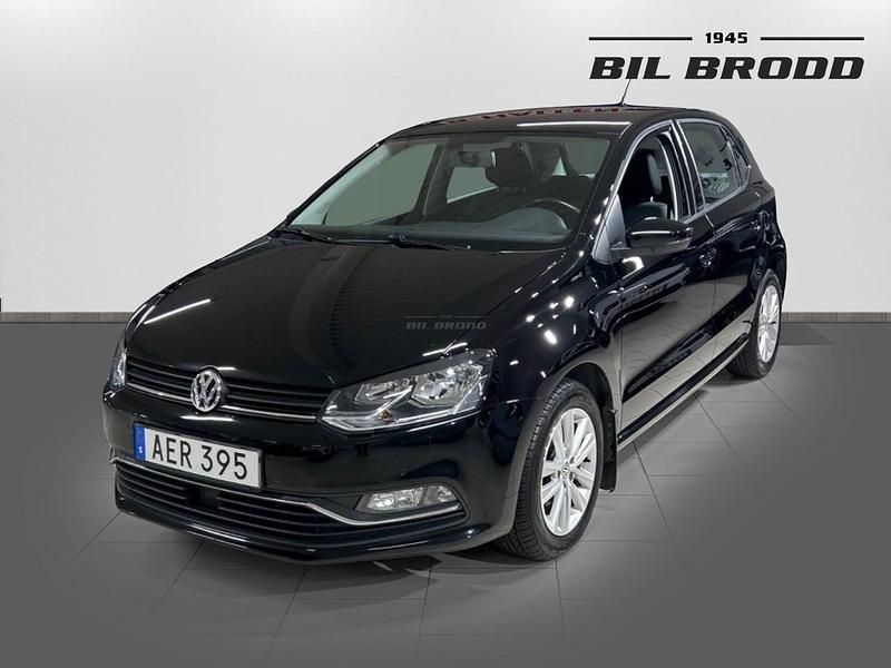 Svart Begagnad 2016 VW Polo Halvkombi | 99 800 kr (Marknadspris) - Bild 1/4