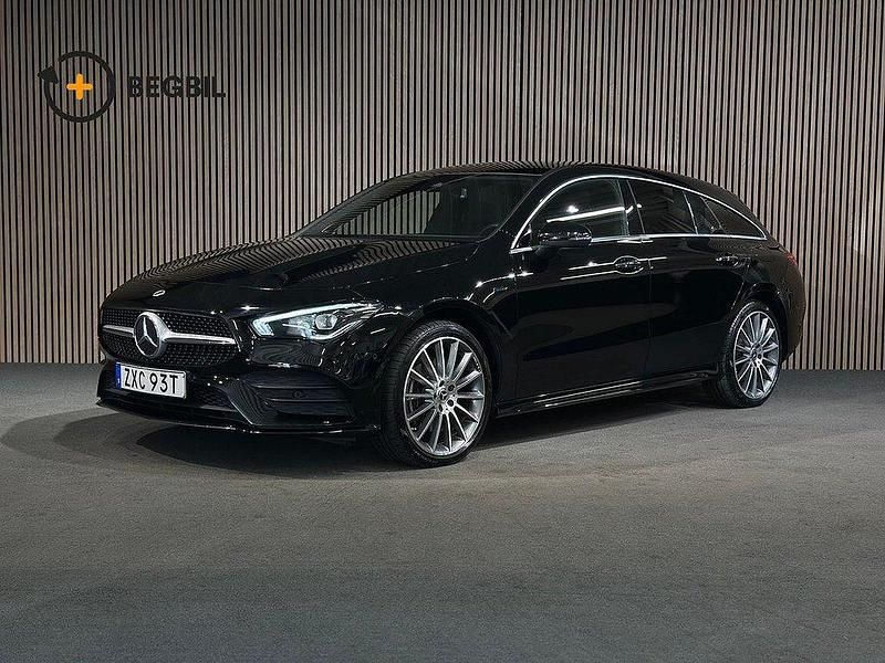 Svart Begagnad 2020 Mercedes CLA250e Shooting Brake Kombi | 328 700 kr (Lite dyr) - Bild 1/4