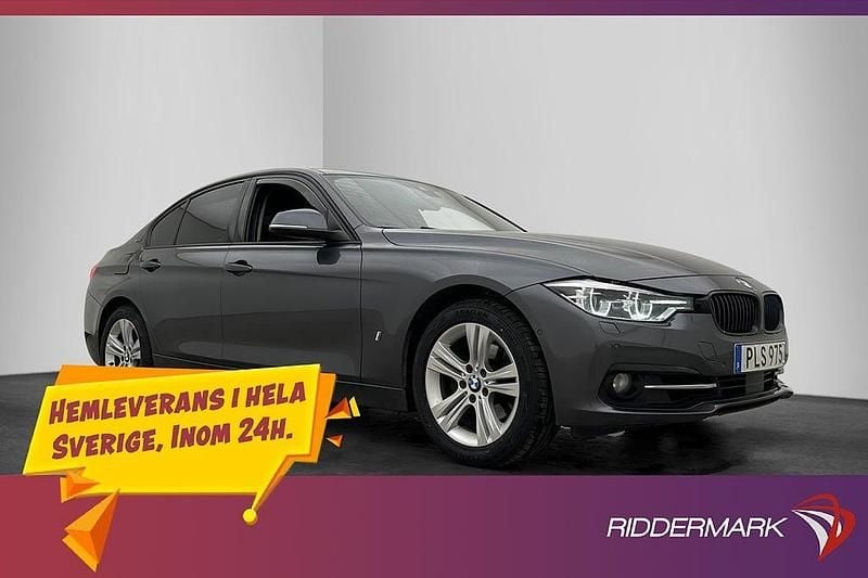 Grå Begagnad 2017 BMW 330e M Sport Sedan | 199 900 kr (Marknadspris) - Bild 1/3