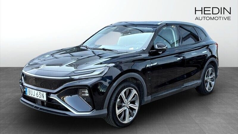 Svart (black) Begagnad 2022 MG Marvel R Luxury SUV | 279 900 kr (Marknadspris) - Bild 1/4