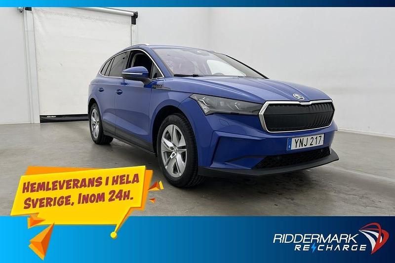 Blå Begagnad 2022 Skoda Enyaq iV SUV | 339 700 kr (Marknadspris) - Bild 1/3