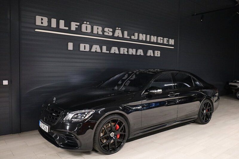 Svart Begagnad 2018 Mercedes S63L AMG AMG Sedan | 999 000 kr - Bild 1/4