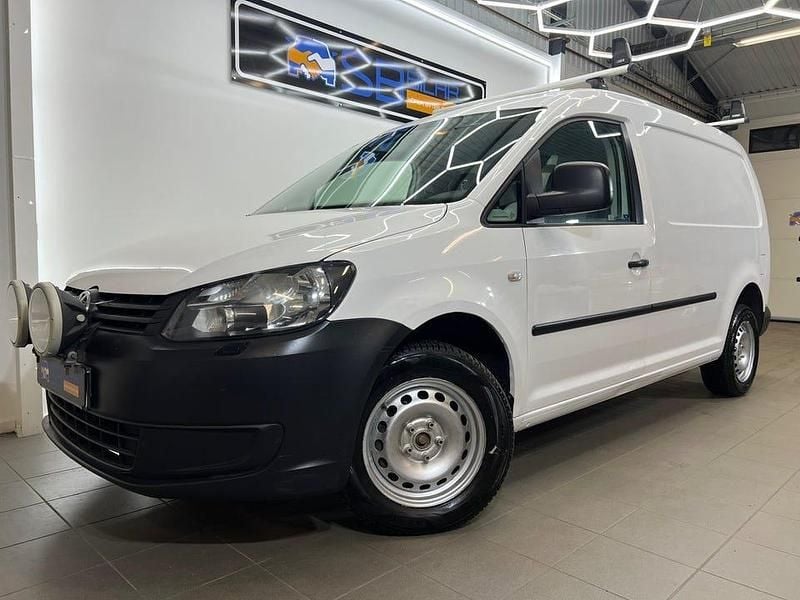 Vit Begagnad 2012 VW Caddy Maxi Minibuss | 49 900 kr (Superpris) - Bild 1/4