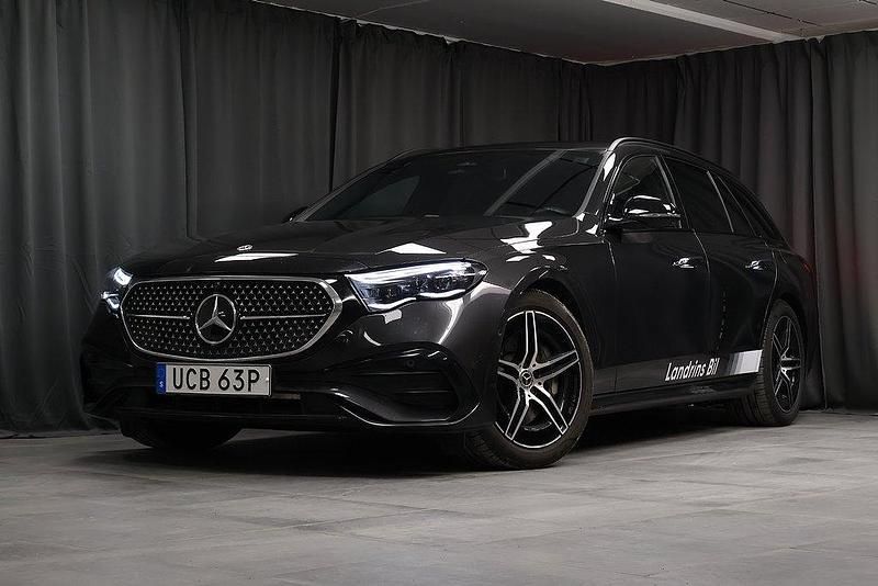 Grå Begagnad 2024 Mercedes E300 AMG line Plus Kombi | 649 000 kr (Dyr) - Bild 1/4