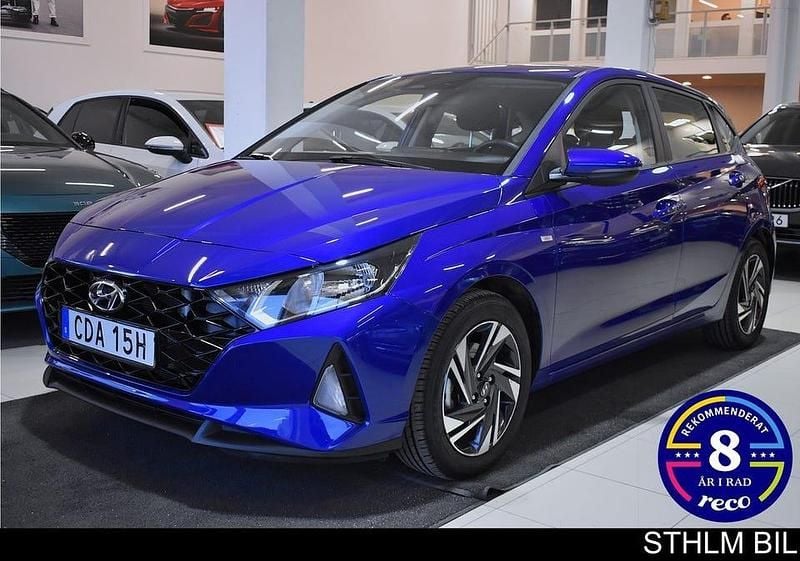 Begagnad Hyundai i20 Essential 101 HK (74 kW) 2022 Blå Halvkombi