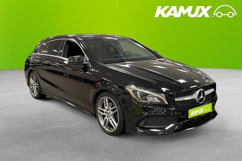 Svart Begagnad 2018 Mercedes CLA200 Shooting Brake Kombi | 229 600 kr (Marknadspris) - Bild 1/3