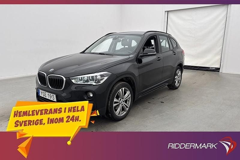 Begagnad BMW X1 Sport Line 150 HK (110 kW) 2018 Svart SUV