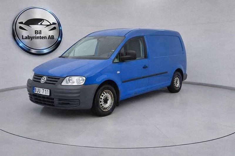 Blå Begagnad 2010 VW Caddy Maxi Minibuss | 49 900 kr (Superpris) - Bild 1/4