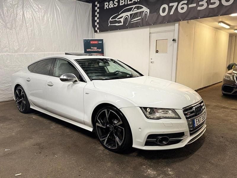Vit Begagnad 2013 Audi S7 Sportback Sport Halvkombi | 269 900 kr - Bild 1/4
