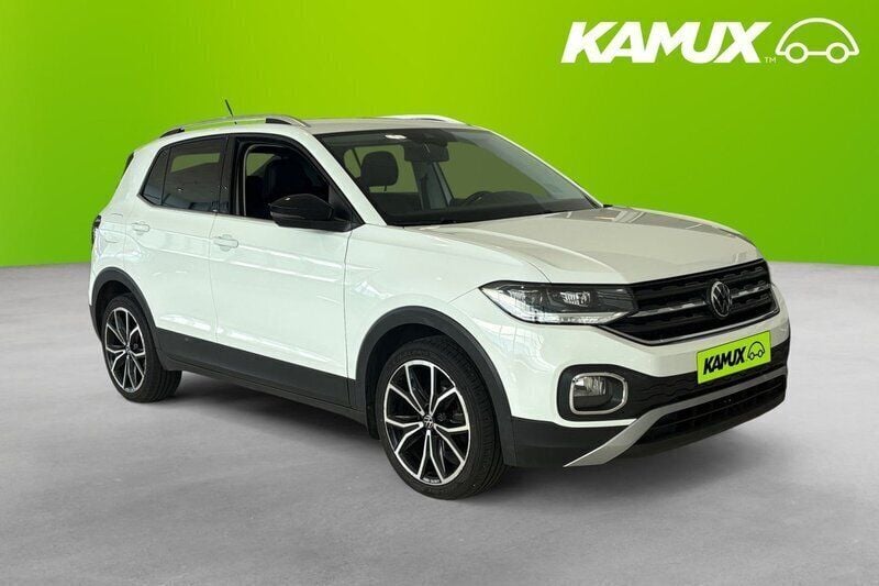 Vit Begagnad 2021 VW T-Cross GT SUV | 169 800 kr - Bild 1/4