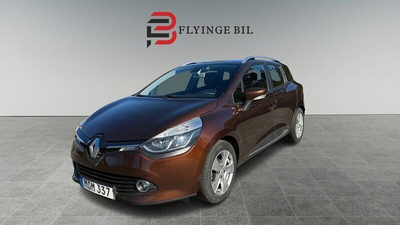 Brun (brun ardent met cnf) Begagnad 2015 Renault Clio GrandTour Dynamique Kombi | 69 900 kr (Marknadspris) - Bild 1/4