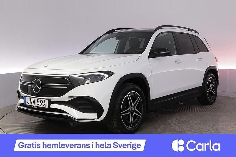 Vit Begagnad 2023 Mercedes EQB300 AMG SUV | 395 900 kr (Bra pris) - Bild 1/4