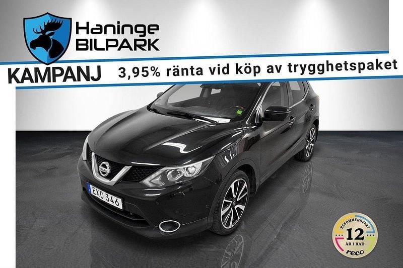 Svart Begagnad 2014 Nissan Qashqai SUV | 79 995 kr (Bra pris) - Bild 1/2