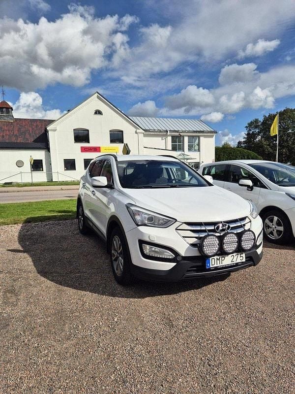 Vit Begagnad 2013 Hyundai Santa Fe SUV | 88 500 kr (Bra pris) - Bild 1/2