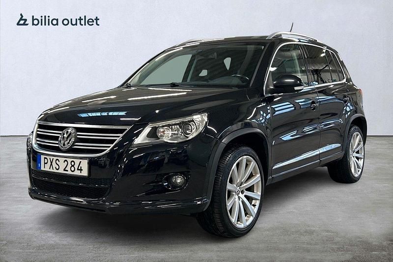 Svart Begagnad 2010 VW Tiguan Sportline SUV | 129 900 kr (Dyr) - Bild 1/3