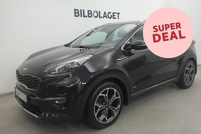 Begagnad Kia Sportage GT-Line 186 HK (136 kW) 2018 Svart SUV