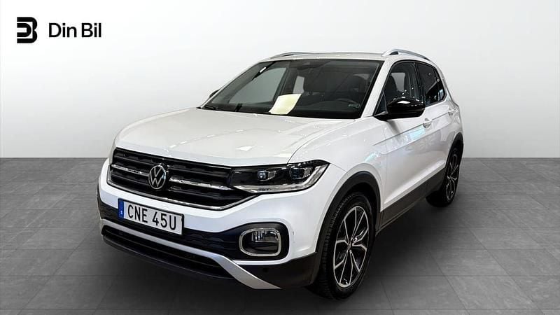 Vit Begagnad 2021 VW T-Cross GT SUV | 199 900 kr (Marknadspris) - Bild 1/4
