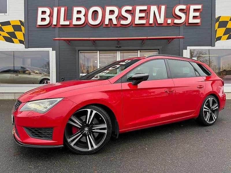 Begagnad Seat Leon ST CUPRA 280 HK (205 kW) 2015 Röd Kombi