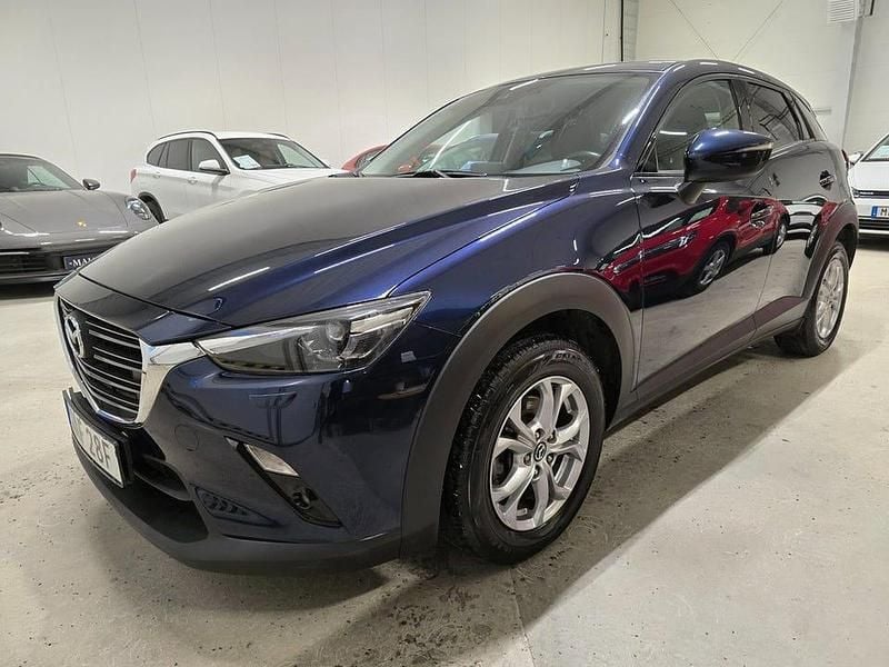 Blå Begagnad 2019 Mazda CX-3 SUV | 169 500 kr (Marknadspris) - Bild 1/4
