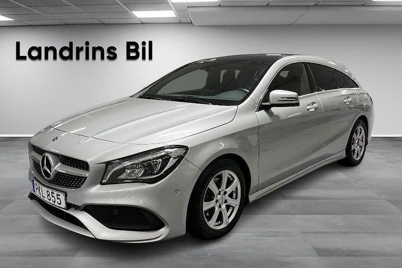 Silver Begagnad 2017 Mercedes CLA200 Shooting Brake AMG line Kombi | 249 900 kr (Marknadspris) - Bild 1/4