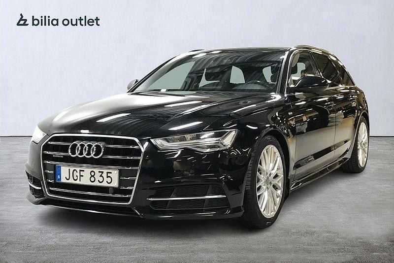 Begagnad Audi A6 S-Line 190 HK (139 kW) 2018 Svart Kombi
