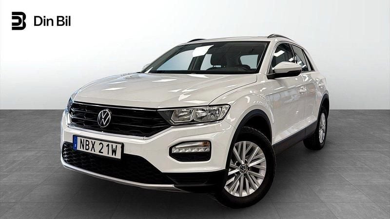 Vit Begagnad 2020 VW T-Roc Style SUV | 249 900 kr (Marknadspris) - Bild 1/4