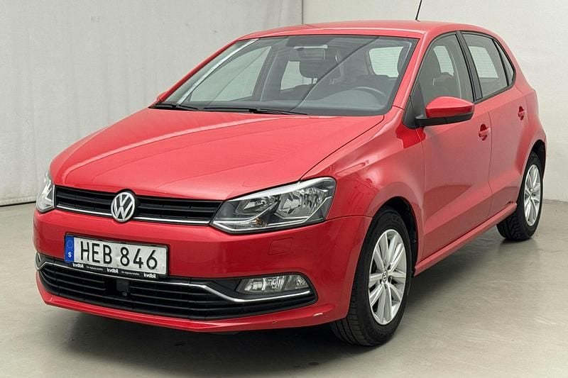Röd Begagnad 2017 VW Polo | 122 000 kr (Marknadspris) - Bild 1/4