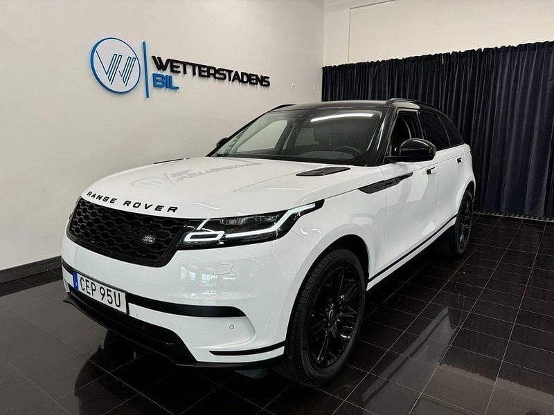 Vit (fuji white) Begagnad 2019 Land Rover Range Rover Velar SUV | 379 900 kr (Bra pris) - Bild 1/4