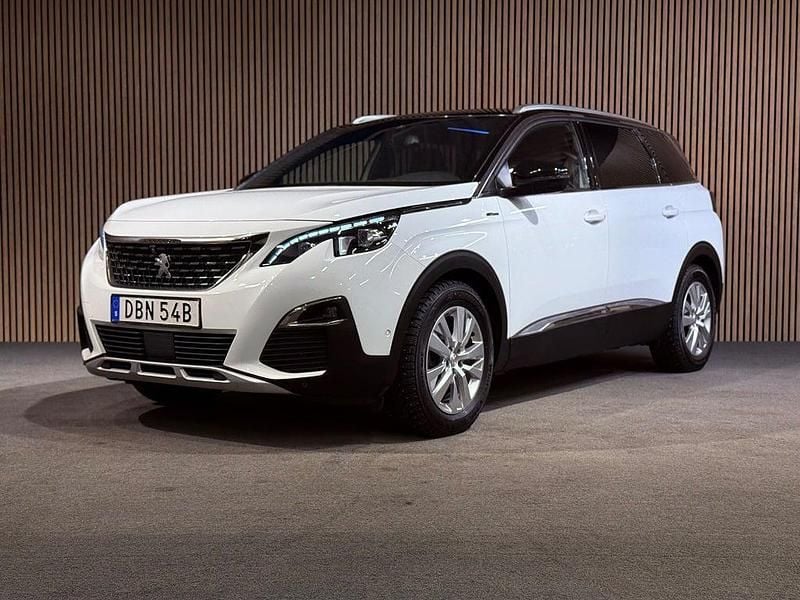 Vit Begagnad 2019 Peugeot 5008 Premium SUV | 244 900 kr (Marknadspris) - Bild 1/4