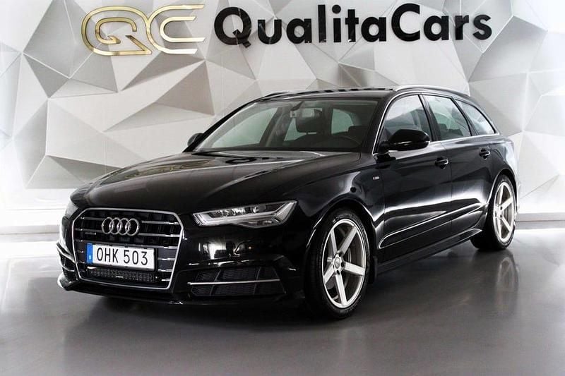Begagnad Audi A6 S-Line 191 HK (140 kW) 2017 Svart Kombi