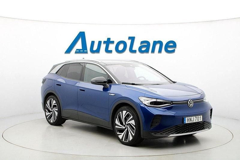 Blå Begagnad 2021 VW ID.4 Pro SUV | 329 900 kr (Bra pris) - Bild 1/3