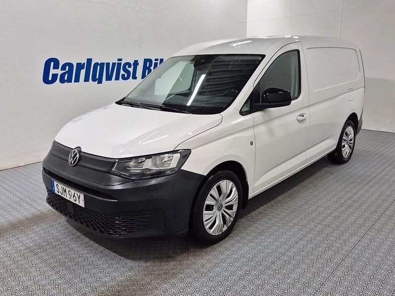 Vit Begagnad 2022 VW Caddy Maxi Minibuss | 295 000 kr (Dyr) - Bild 1/4